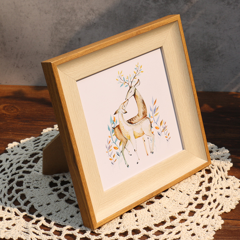 Square Simple Tabletop Resin Photo Frame