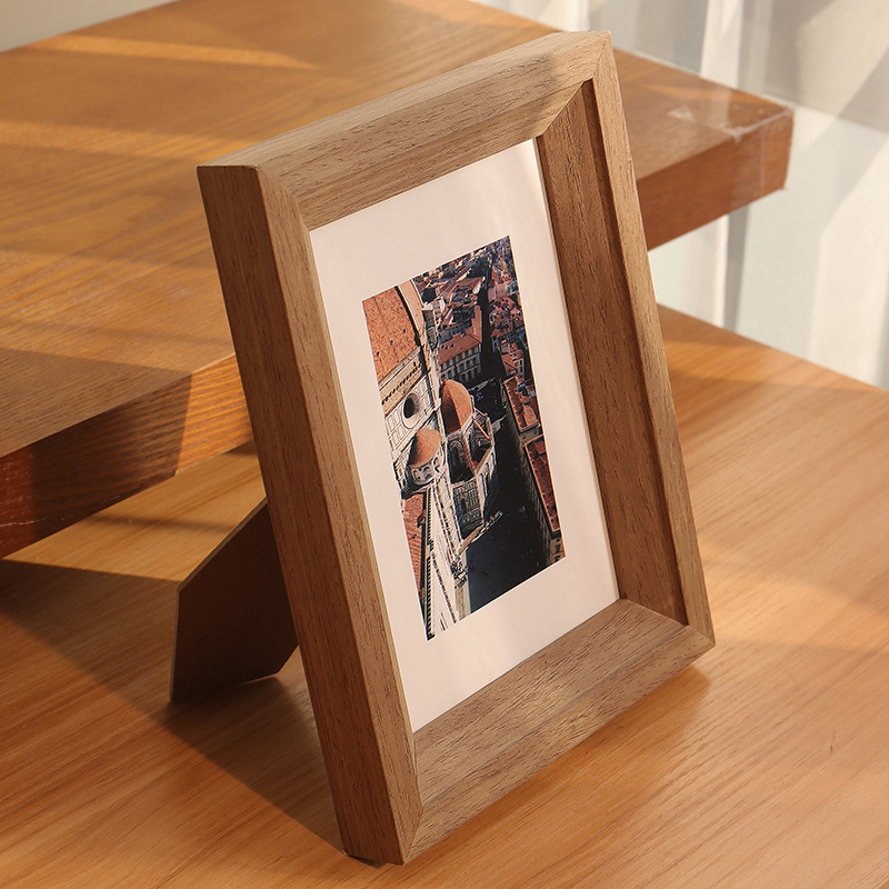 Simple Solid Wooden Photo Frame