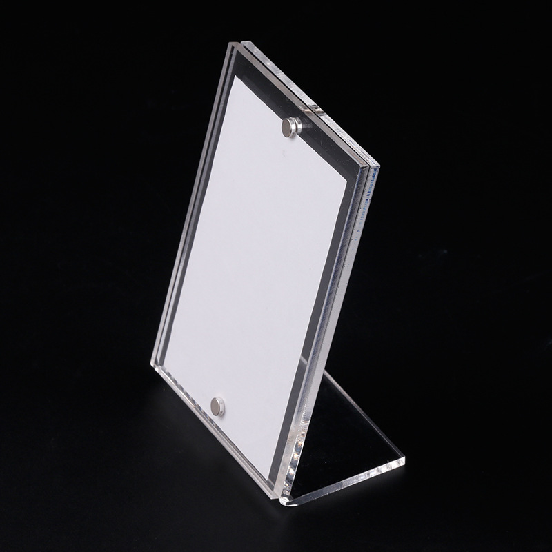 L-Shape Acrylic Magnetic Photo Frame