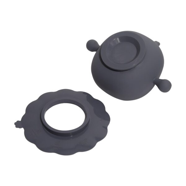 Baby Silicone 2-in-1 Functional Food Bowl - Image 2