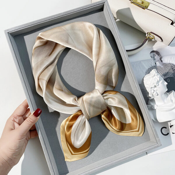 Customized Mulberry Silk Bandana - Image 2