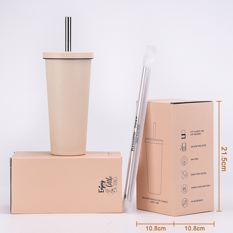 Ceramic Lined Large Capacity Stainless Steel Insulated Bottle 24 oz