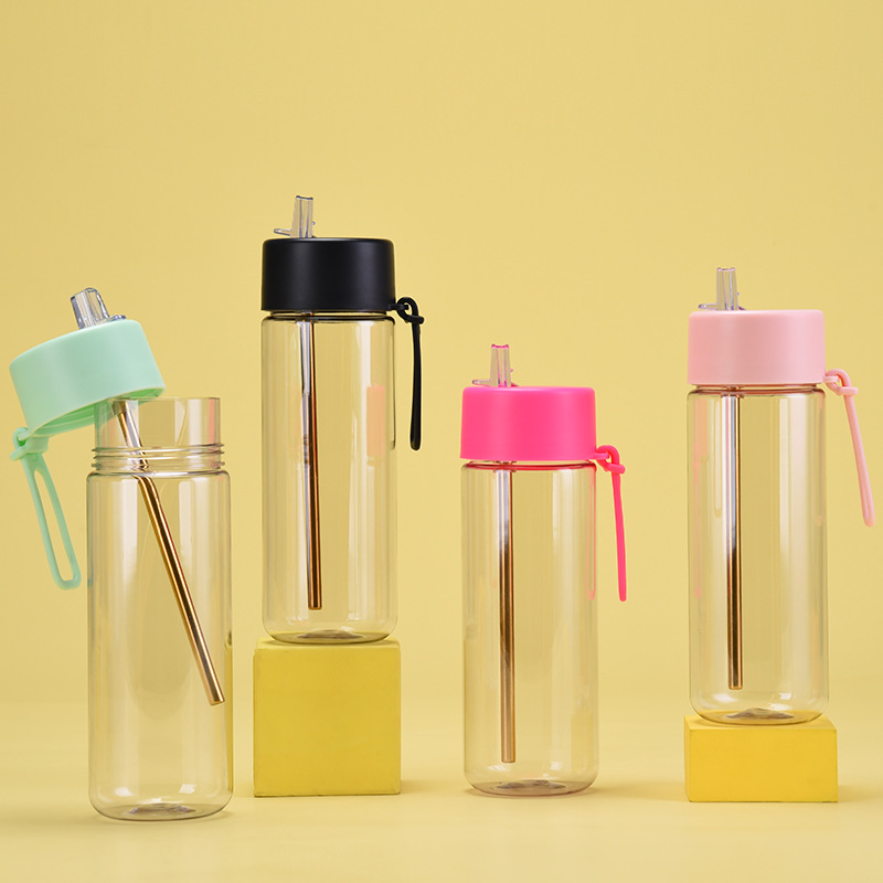 Portable Silicone Carrying Handle Bottle 25oz