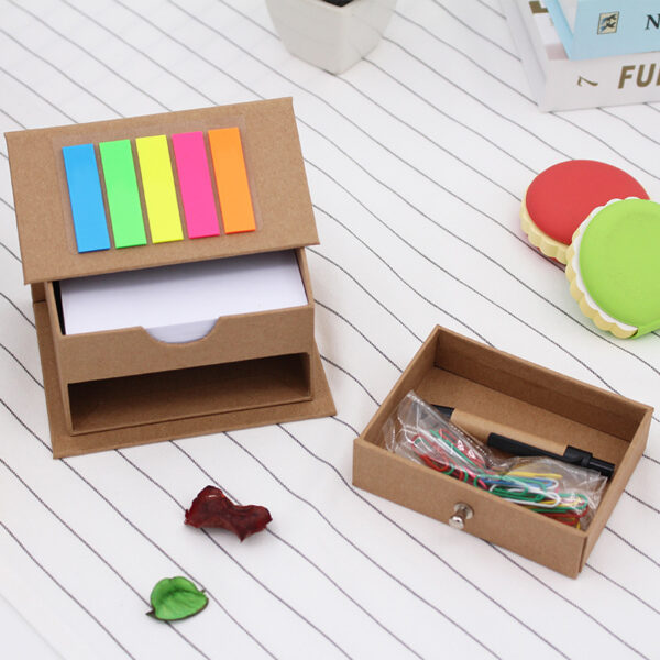 Customized Note Pad Brick with Pen And Drawer