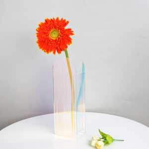 Customized Durable Colorful Acrylic Vase