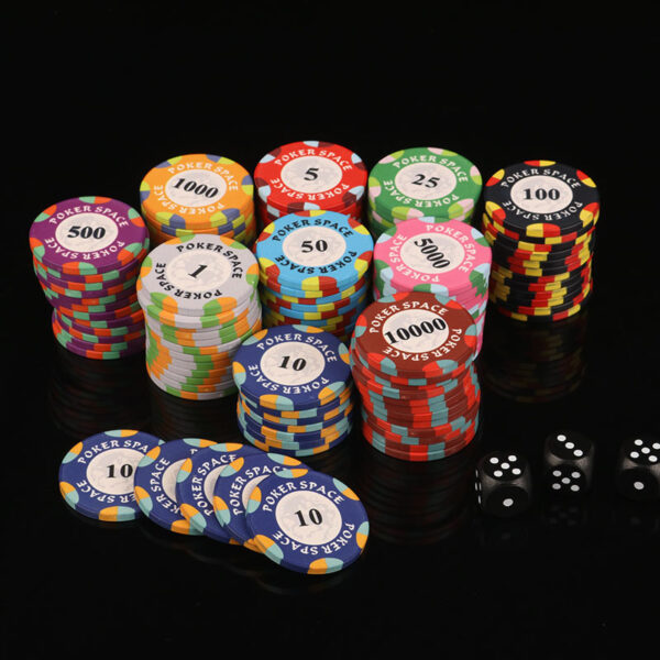 Ceramic Poker Chip with 1 Side Imprint (10 Colors) with Logo - Image 2