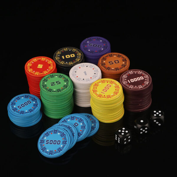 Cercis Chinensis Style Ceramic Poker Chip - Image 3