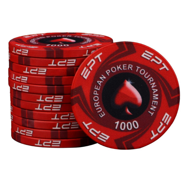 Customized EPT Style Ceramic Poker Chip - Image 2