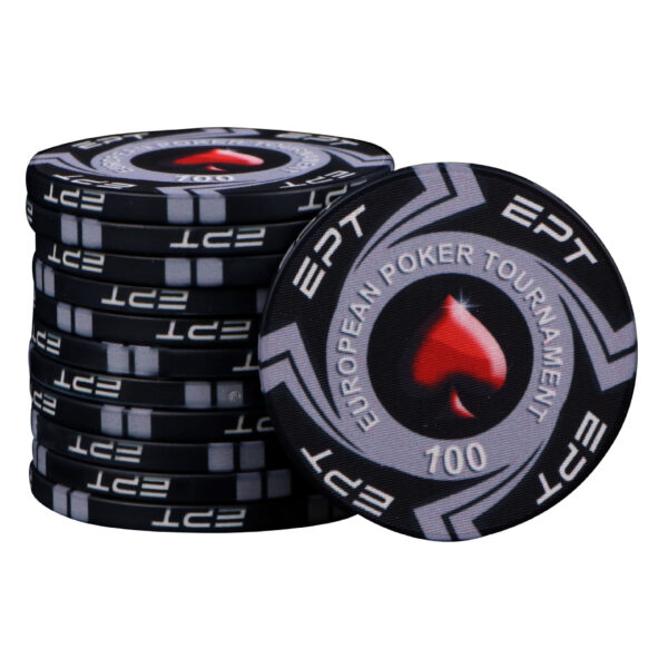 Customized EPT Style Ceramic Poker Chip - Image 3