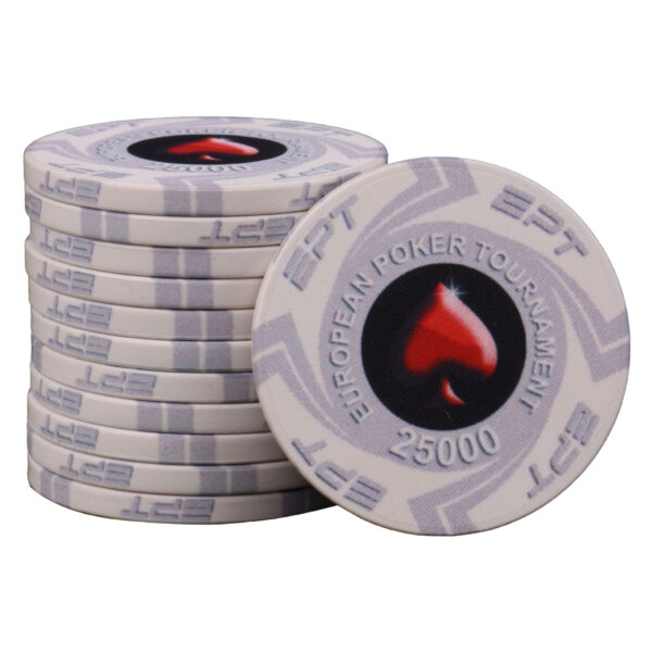 Customized EPT Style Ceramic Poker Chip - Image 4