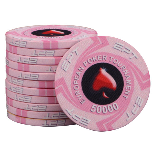 Customized EPT Style Ceramic Poker Chip - Image 5