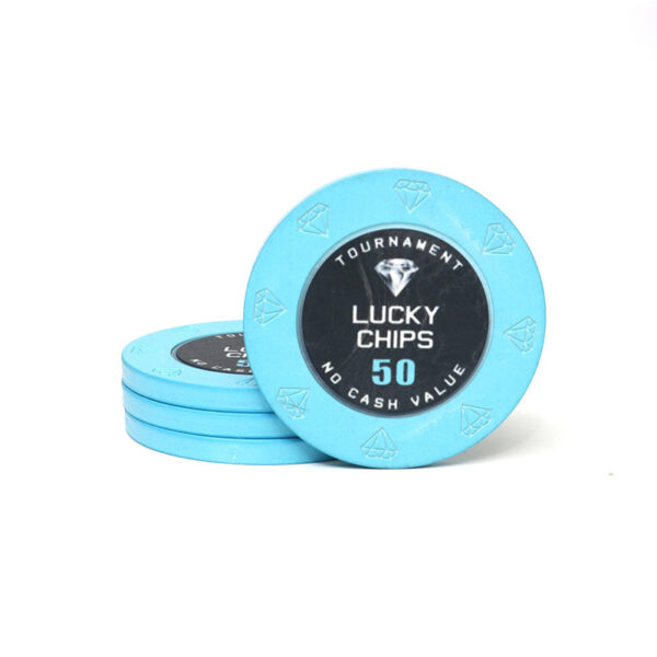 Customized Diamond Style Ceramic Poker Chip - Image 2