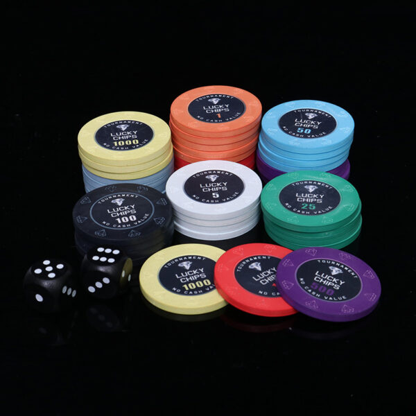 Customized Diamond Style Ceramic Poker Chip - Image 3