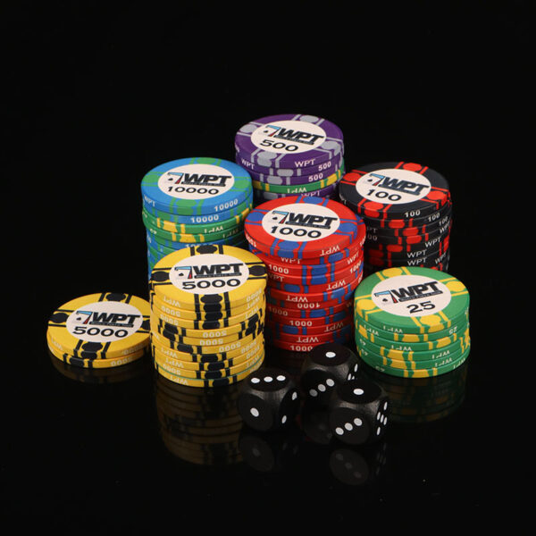 Customized WPT Style Ceramic Poker Chip - Image 3