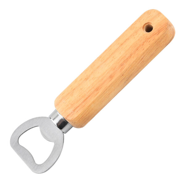 Customized Durable Wooden Handle Bottle Opener - Image 2