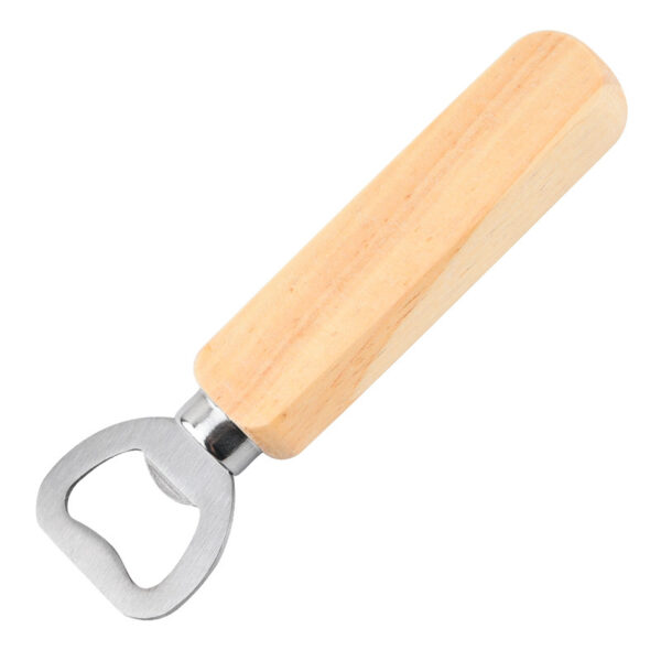 Customized Durable Wooden Handle Bottle Opener - Image 3
