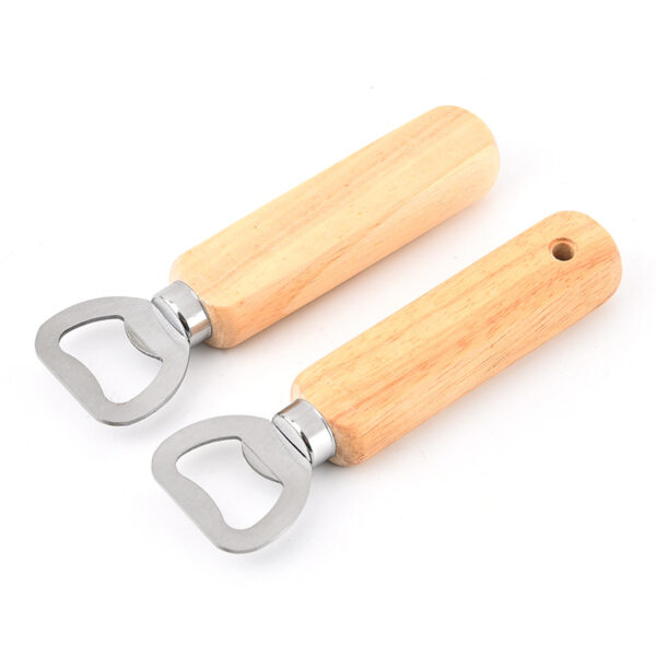 Customized Durable Wooden Handle Bottle Opener - Image 4