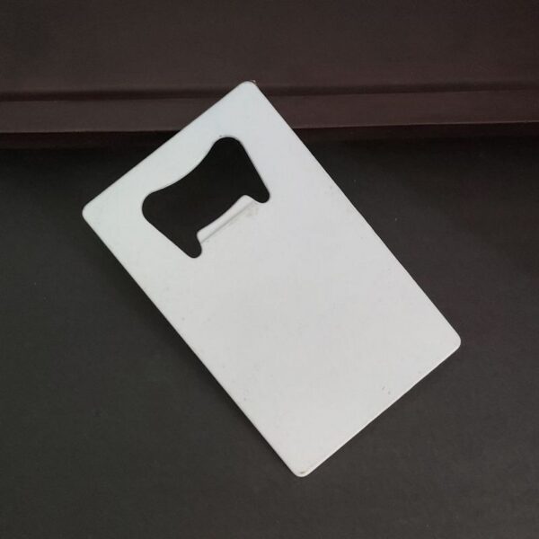 Credit Card Style Stainless Steel Bottle Opener - Image 2