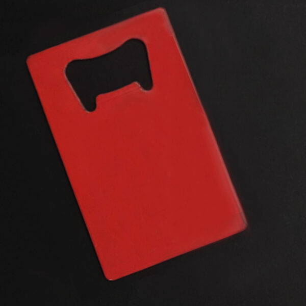 Credit Card Style Stainless Steel Bottle Opener - Image 3