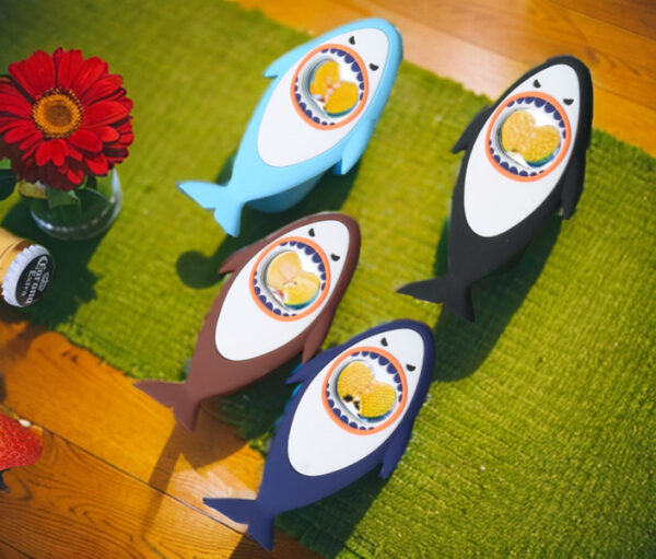3D Shark Shaped Refrigerator Stickers Bottle Opener - Image 2