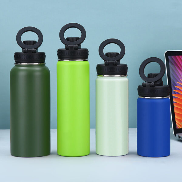 12 OZ New Stainless Steel Insulated Bottle with Magnetic Lid - Image 2