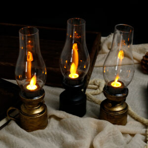 LED Retro Electronic Kerosene Lamp
