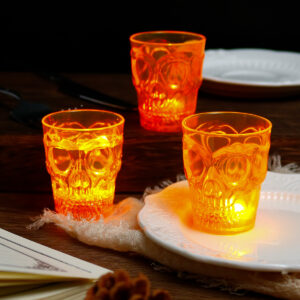 Halloween Wine Cup Shaped Electronic Candle Light