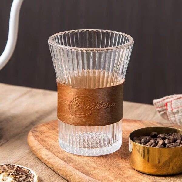 10oz Vertical Organza Waistband Coffee Cup with Insulated Loop - Image 4
